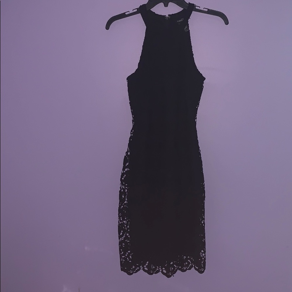 Rue21 Black Silk Dress (M) (Consider Offers)
